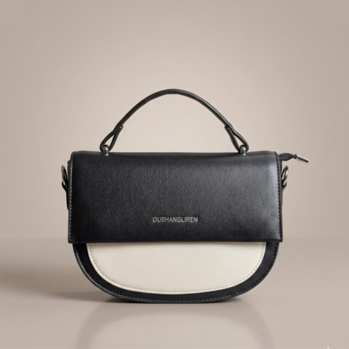 Modern Grace Imported Handbag- Black