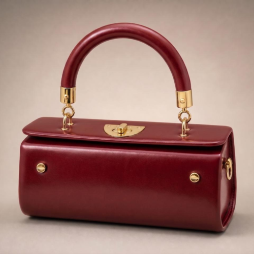 The Stella Box – Premium Handbag-Maroon