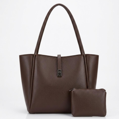 Sevoye Signature Tote Bag-Espresso Brown