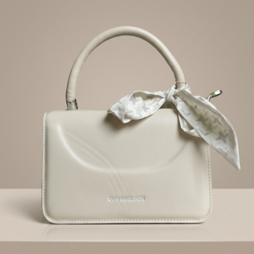 Chic Bow Elegant Handbag-Ivory