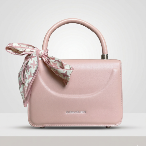 Chic Bow Elegant Handbag-Pink