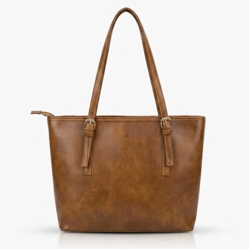 Sevoye Heritage Buckle-Strap Tote-Warm