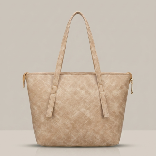 Textured Tote Bag-Warm