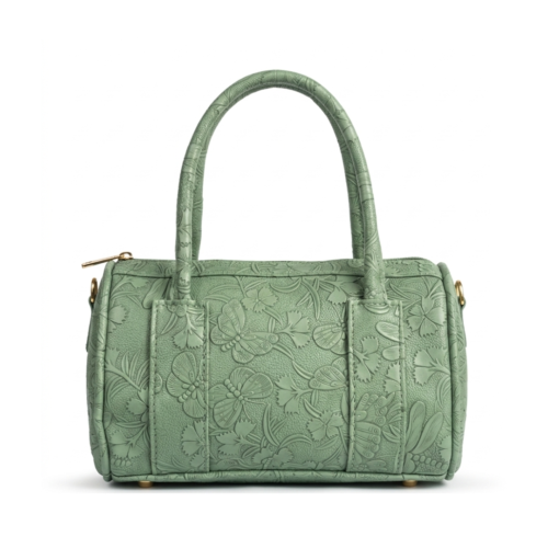 Sage Green Barrel handbag for women | Sevoye