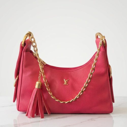 Chic Vibrant Pink Shoulder Bag